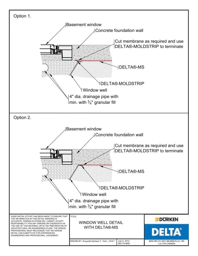 Delta® MS - Window Well