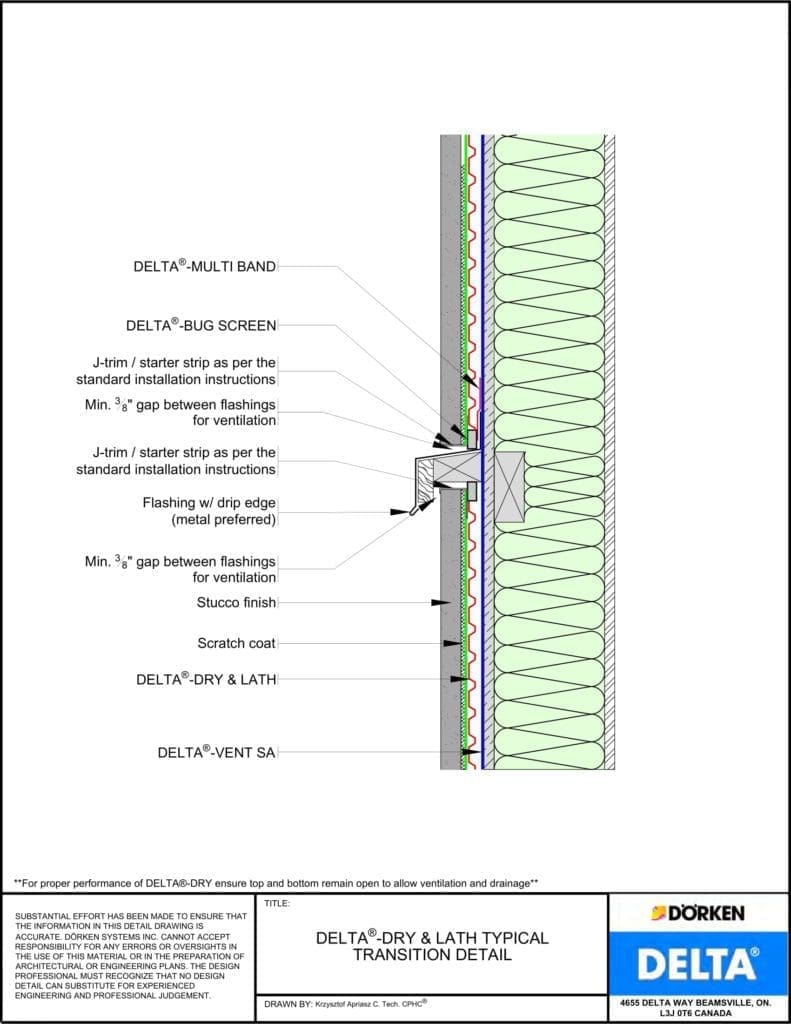 Delta® Dry and Lath - Transition