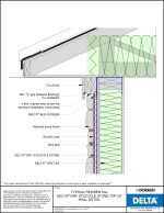 Delta® Dry Stucco and Stone Wall Assembly – Top of Wall/Roof - Image 2