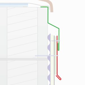 WickRight Clay Coping 2-Piece Counter Flashing