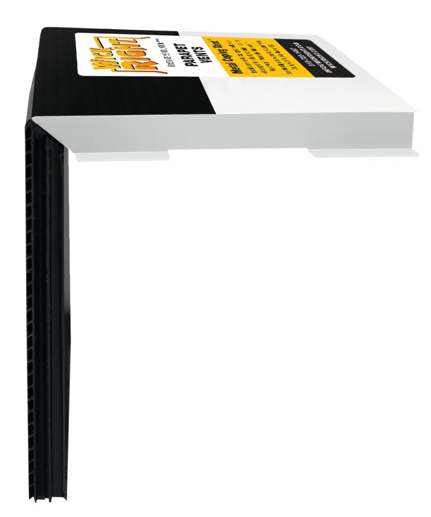 WickRight Metal Coping Parapet Vent